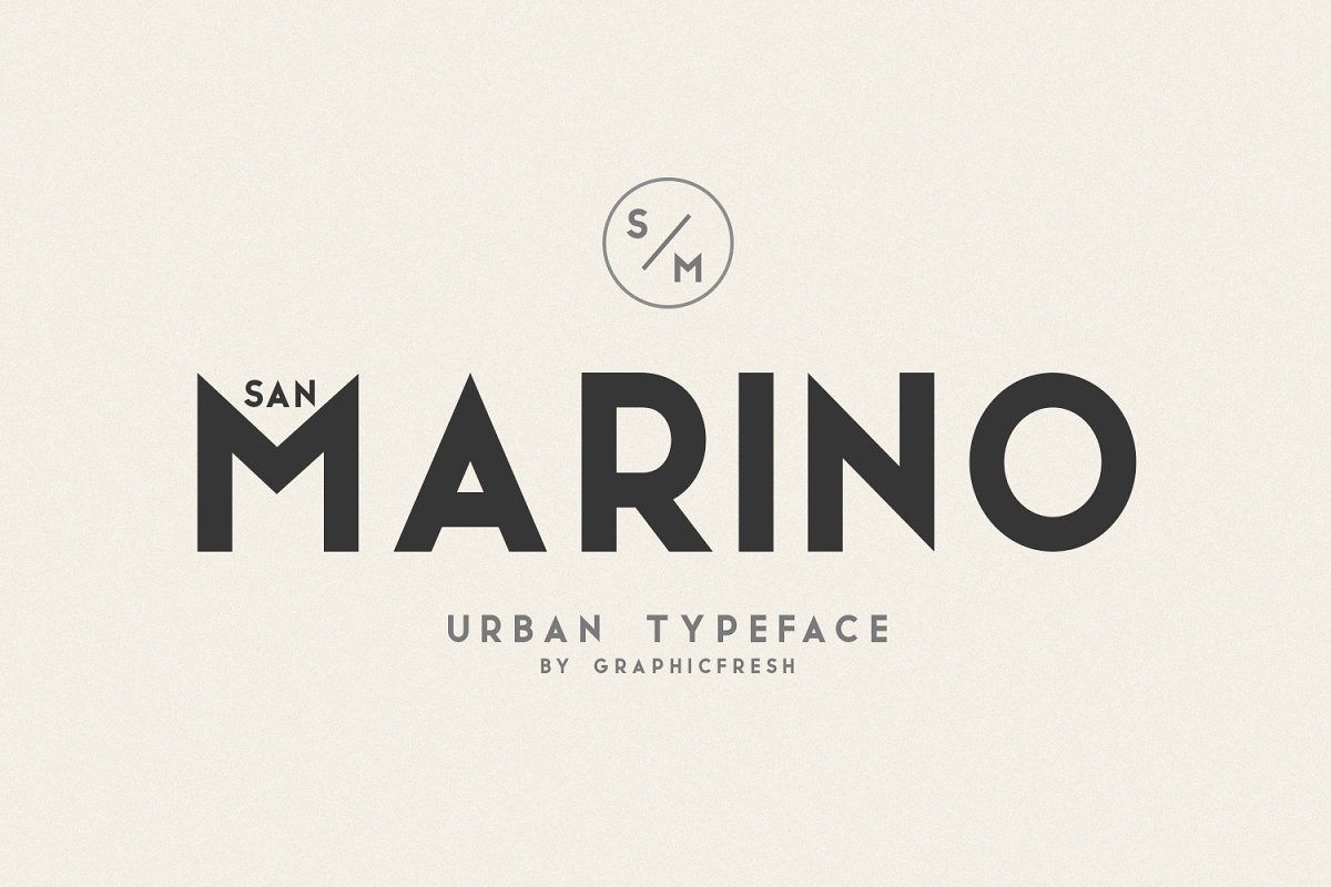 Example font San Marino #1